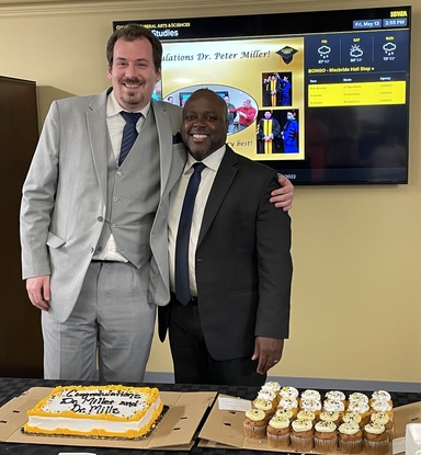 Portrait of Dr. Peter Miller and Dr. Troy Mills