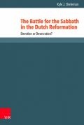 Cover of The Battle for the Sabbath in the Dutch Reformation