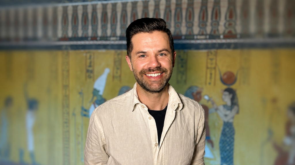 Headshot of University of Iowa professor Nick Brown. 